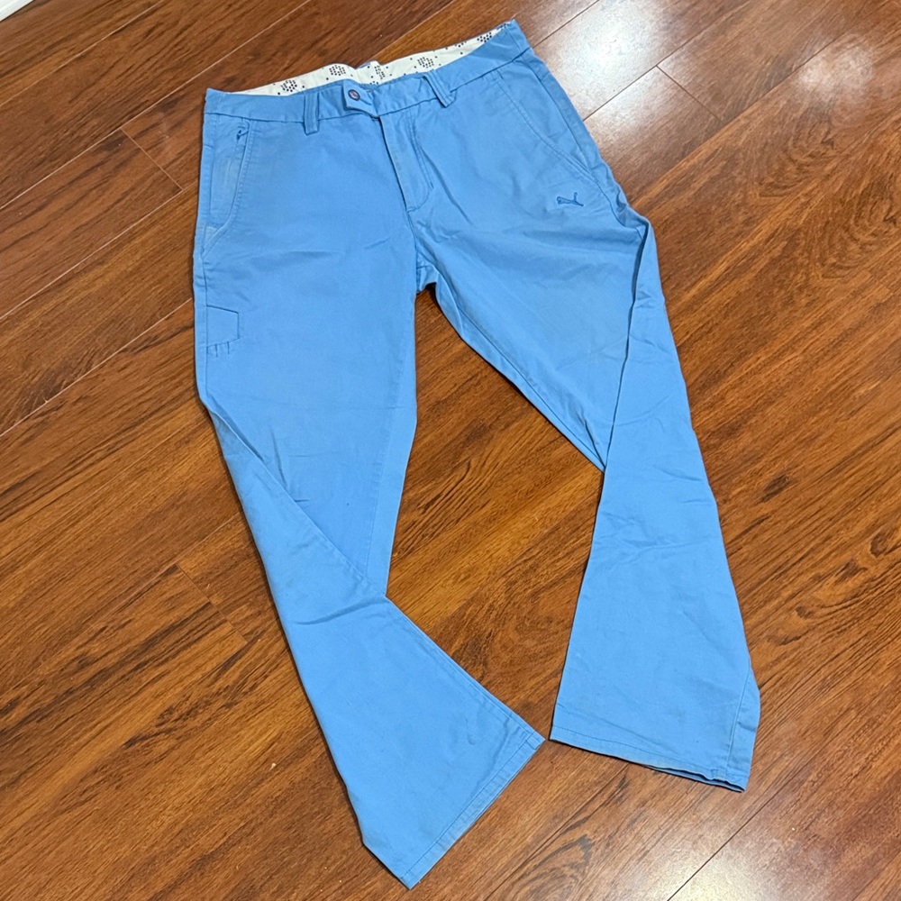 Puma Men's Sky Blue Chinos